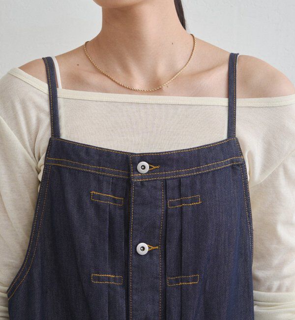  「デニムキャミサロペット」|ワンピース|