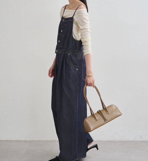  「デニムキャミサロペット」|ワンピース|