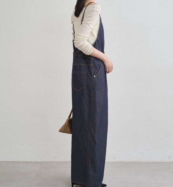  「デニムキャミサロペット」|ワンピース|