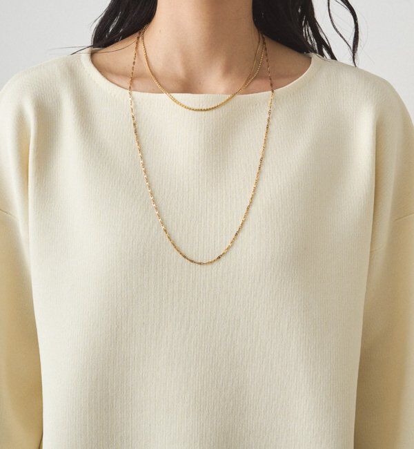  「スムースボートネックニット」|ニット・セーター|