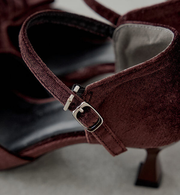  「リボンビジューミュール」|パンプス|