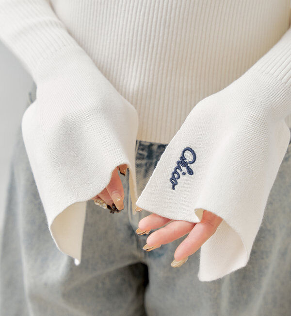  「ビックカラーリブニット」|ニット・セーター|