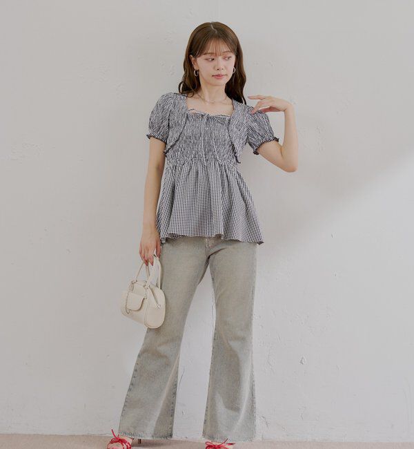  「ペプラムキャミ+ボレロセット」|カーディガン|