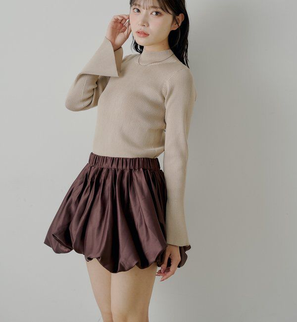  「ボリュームフレアバルーンスカート」|スカート|