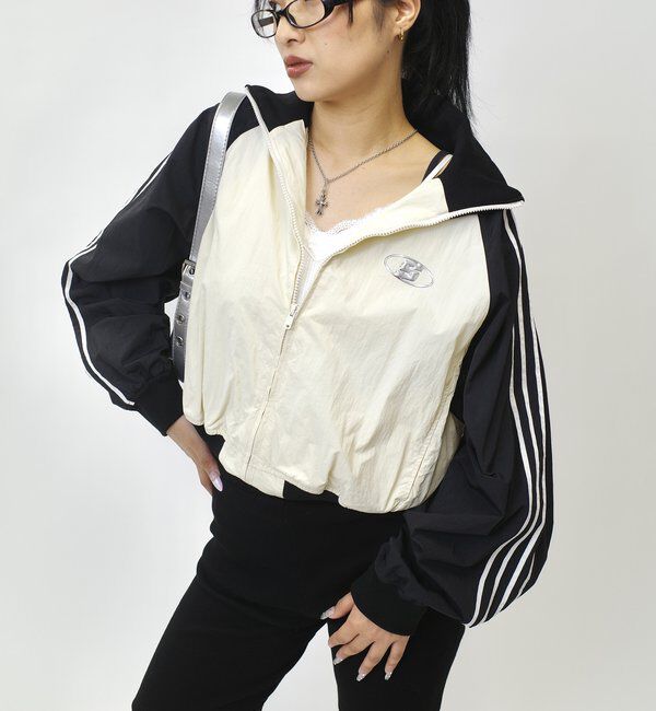  「【SLOPPY/スロッピー】 Sロゴナイロントラックジャケット」|その他|ホワイトその他1