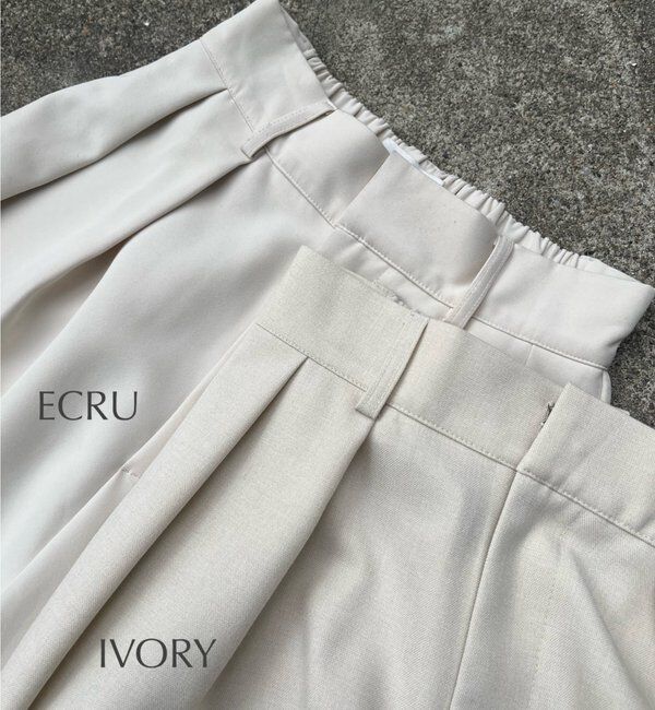  「【累計2万本突破！】【低身長・高身長サイズあり】2タックワイドパンツ」|チノ|