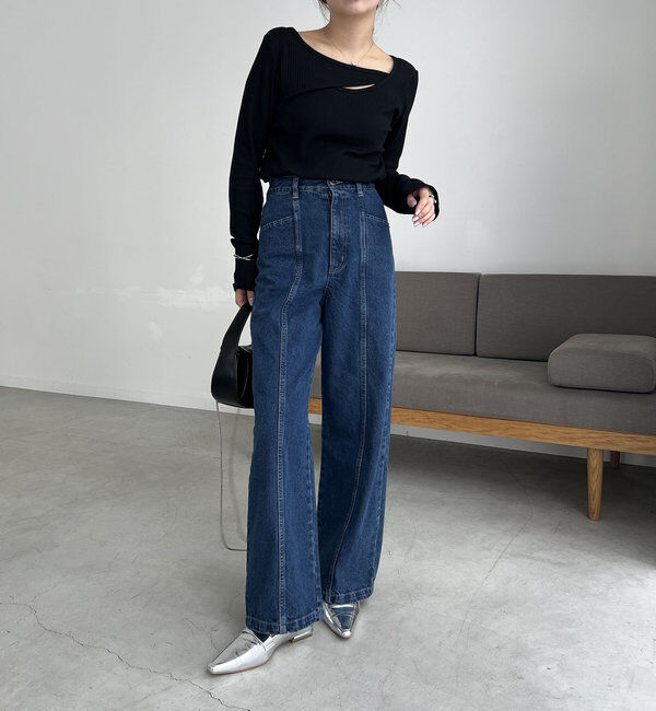  「センター切替デニム」|デニム|