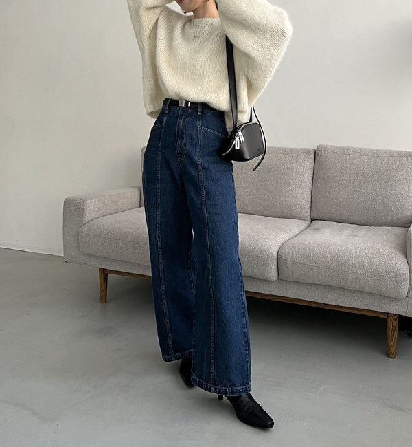  「センター切替デニム」|デニム|