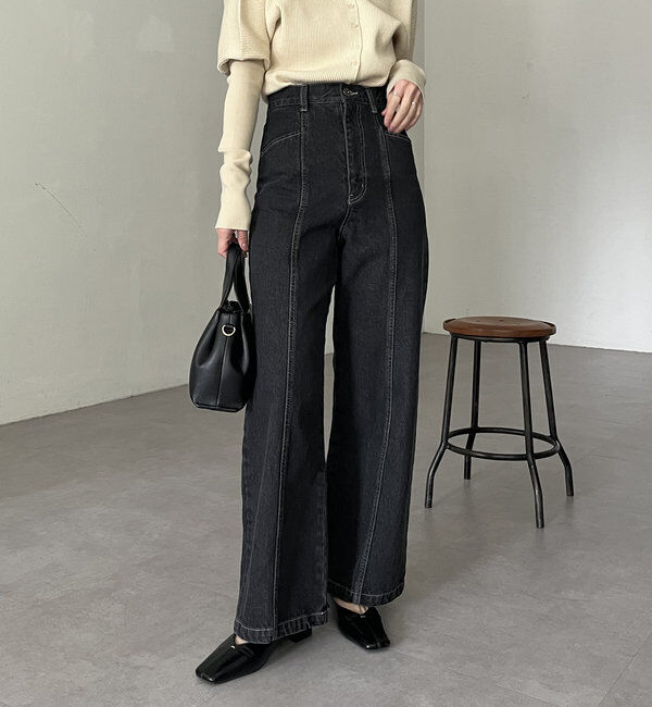  「センター切替デニム」|デニム|