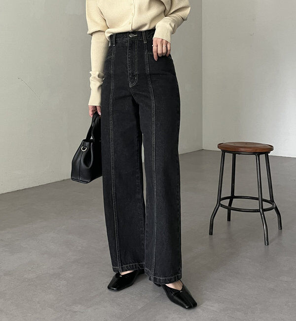  「センター切替デニム」|デニム|