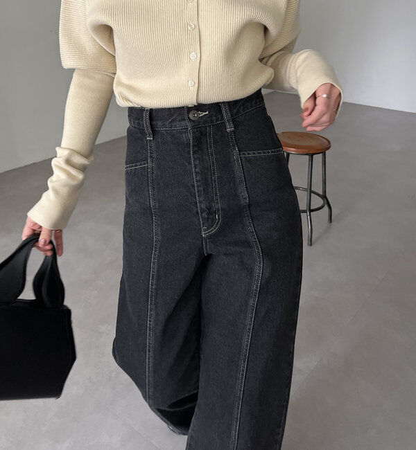  「センター切替デニム」|デニム|