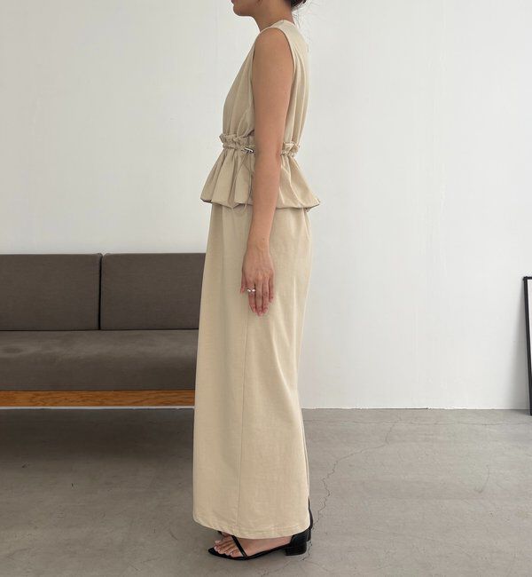  「【低身長サイズあり】バルーンペプラムワンピース」|ワンピース|