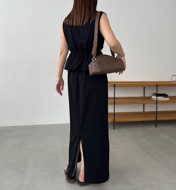  「【低身長サイズあり】バルーンペプラムワンピース」|ワンピース|