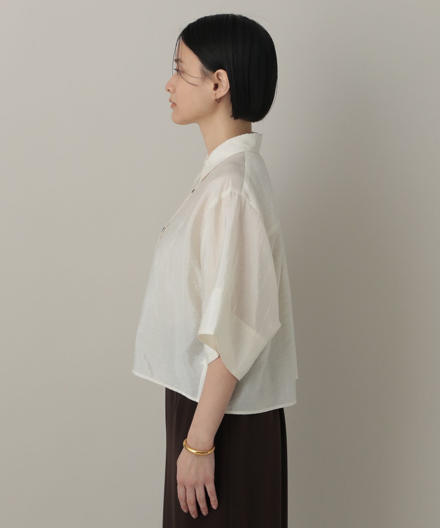 A part by 「 ワイドスリーブショートシャツ」|シャツ・ブラウス|