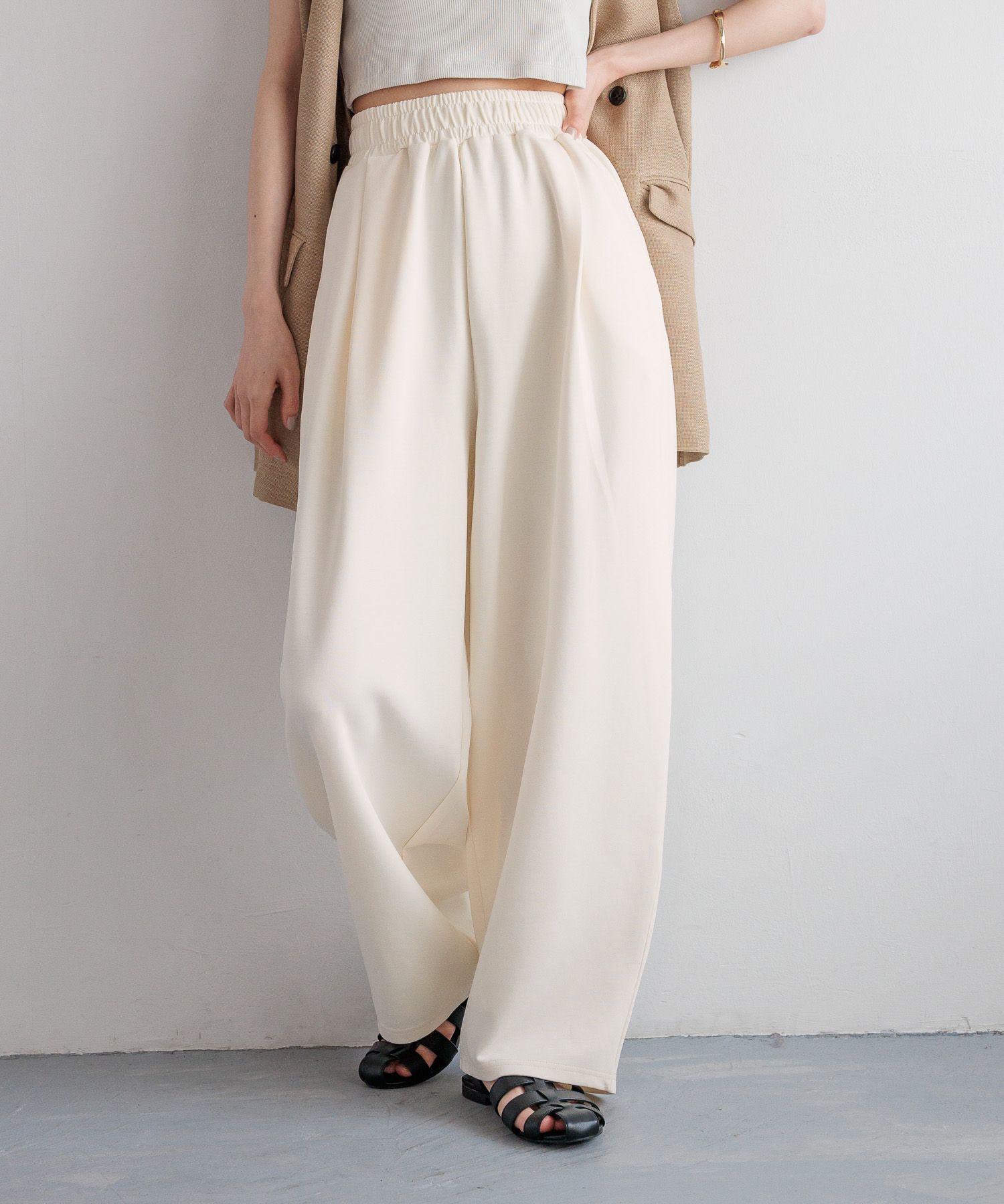 LOWRYS FARM「カットイージーコクーンパンツ２」|チノ|NTL