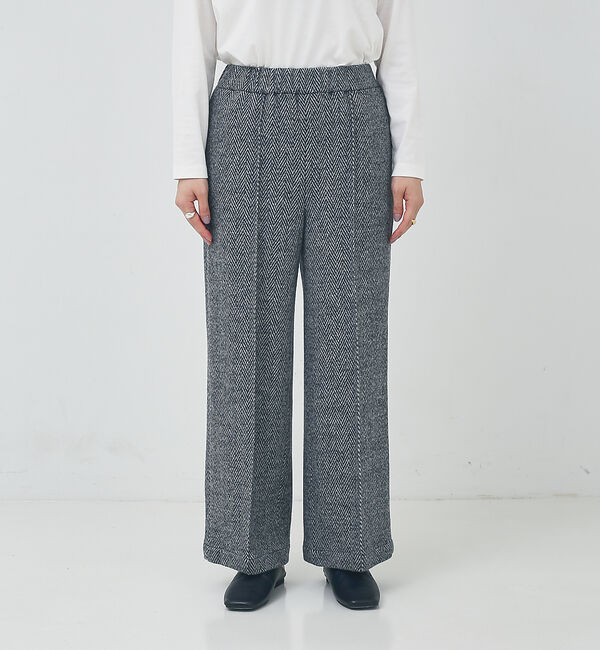 collex「ジャガードヘリンボーンセミワイドパンツ」|その他|