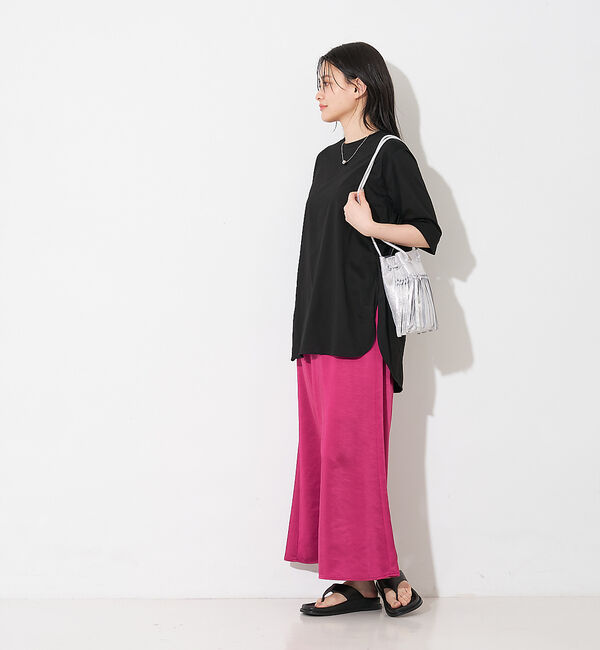 collex「【接触冷感・UVカット】コンパクトクールチュニックTシャツ」|Tシャツ・カットソー|