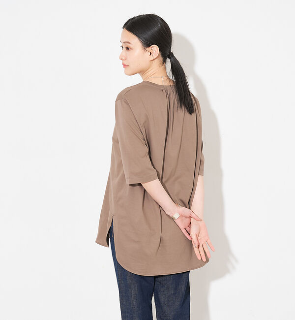 collex「【接触冷感・UVカット】コンパクトクールチュニックTシャツ」|Tシャツ・カットソー|