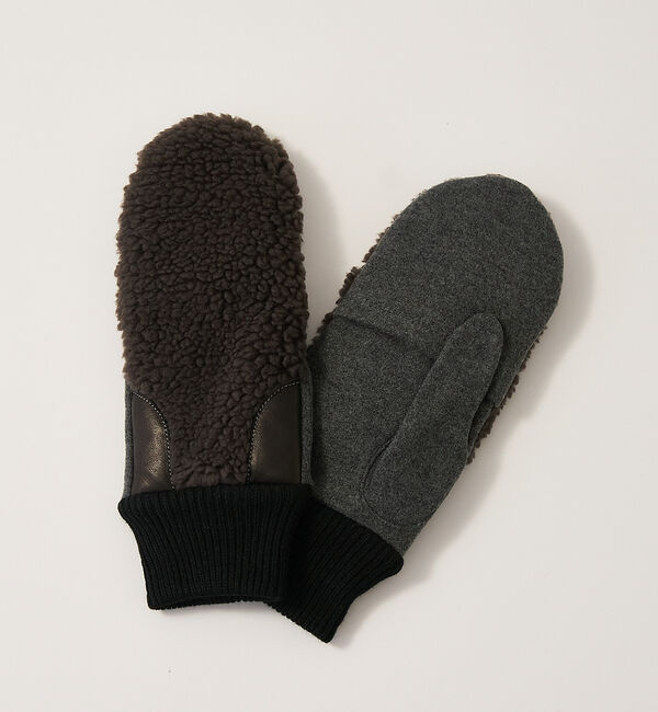 collex「【福田手袋】【タッチパネル対応】ボアミトングローブ」|手袋|