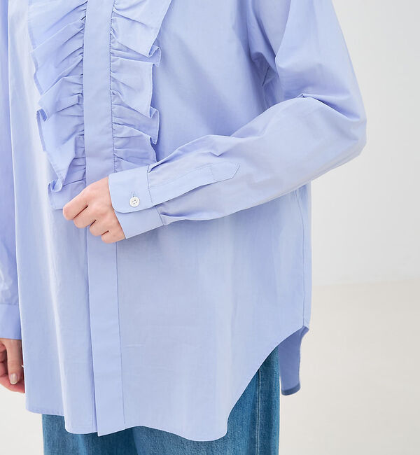 collex「フロントフリルシャツ」|シャツ・ブラウス|