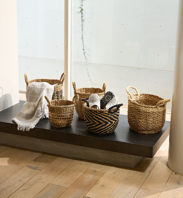 collex「シーグラスバスケット ラウンドS」|その他|