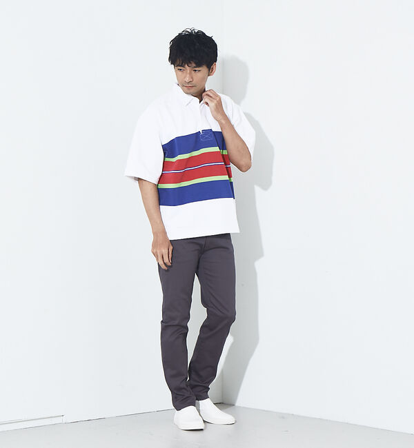 ABAHOUSE「【累計3万本突破】定番 ツイル ストレッチ スリムフィット 5ポケット パンツ」|その他|