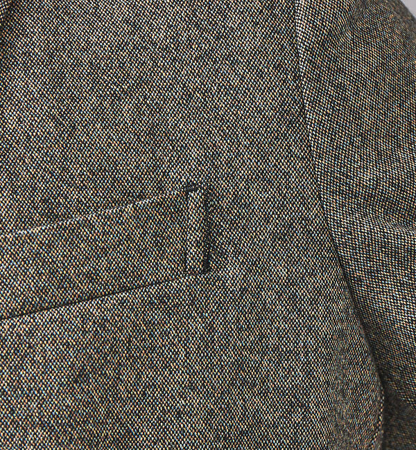 ABAHOUSE「【セットアップ対応/FLEX JACKET】オーロラツイード ストレッチ ジャケ」|テーラードジャケット|