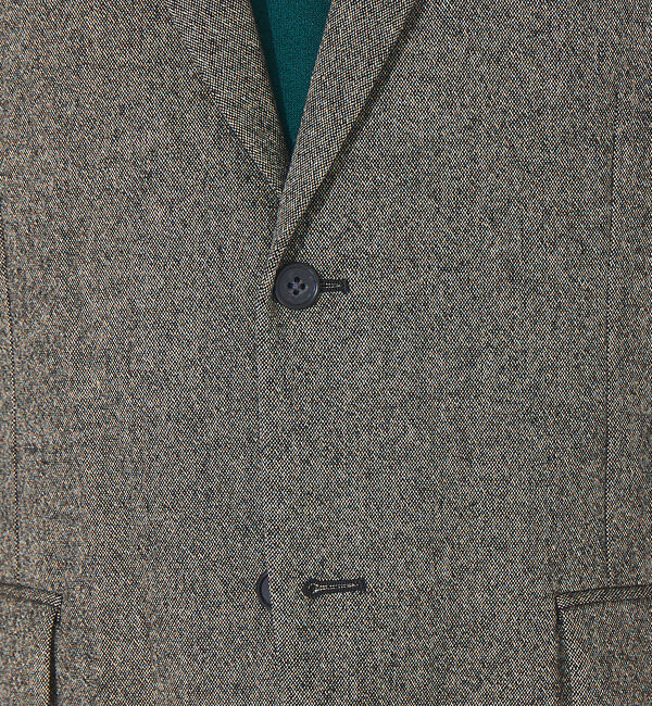 ABAHOUSE「【セットアップ対応/FLEX JACKET】オーロラツイード ストレッチ ジャケ」|テーラードジャケット|
