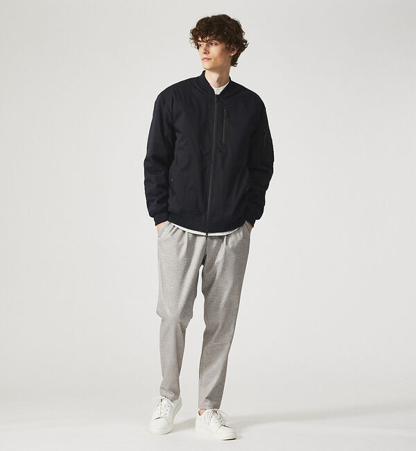 ABAHOUSE「【360&deg;ストレッチ】ポンチ リバープリント イージーパンツ」|スラックス|