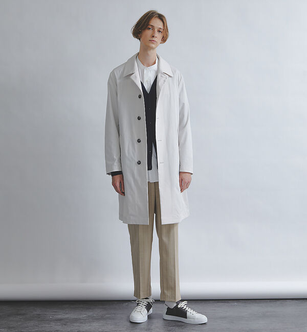 ABAHOUSE「【タクティカルポケット】タイプライター バンドカラーシャツ」|シャツ・ブラウス|