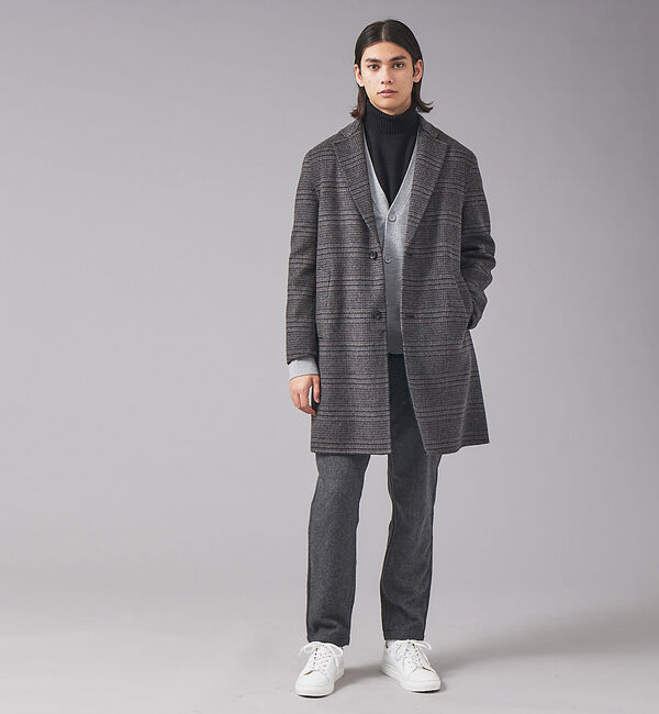 ABAHOUSE「【super120s】ウールリバー チェスターコート」|その他|