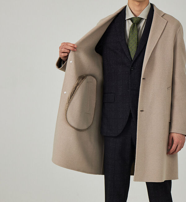 ABAHOUSE「【super120s】ウールリバー チェスターコート」|その他|