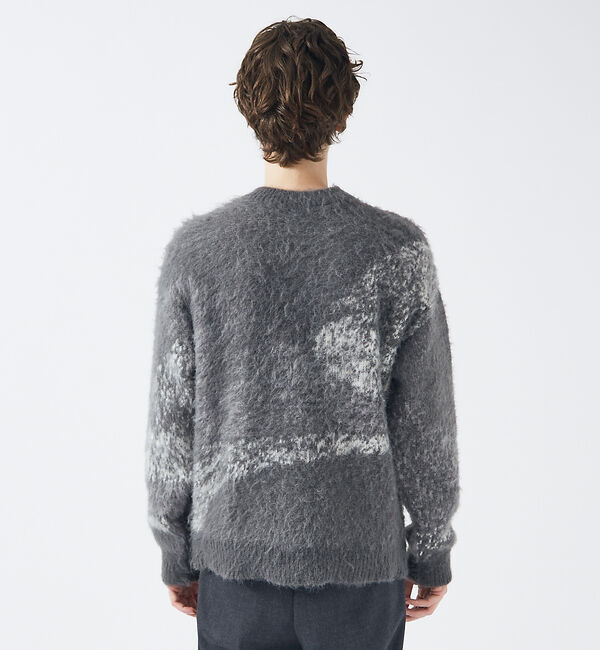 ABAHOUSE「【AH ABAHOUSE】アブストラクト シャギーニット」|ニット・セーター|