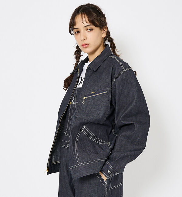 ABAHOUSE「【Lee/リー 】DENIM ZIP UP BLOUSON/オーバーサイズ デニ」|その他|