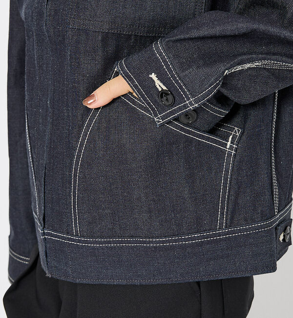 ABAHOUSE「【Lee/リー 】DENIM ZIP UP BLOUSON/オーバーサイズ デニ」|その他|