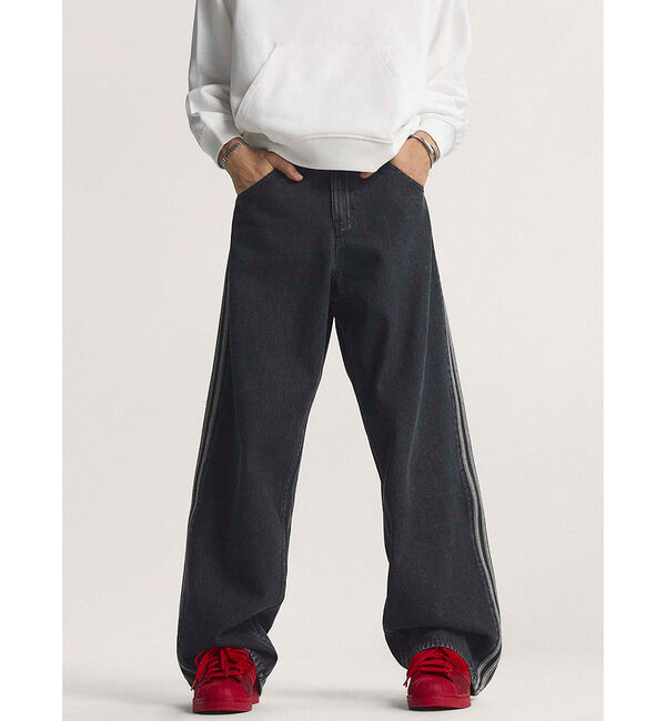 ABAHOUSE「【ADIDAS ORIGINALS / アディダスオリジナルス】 ADICOLO」|デニム|ブラック