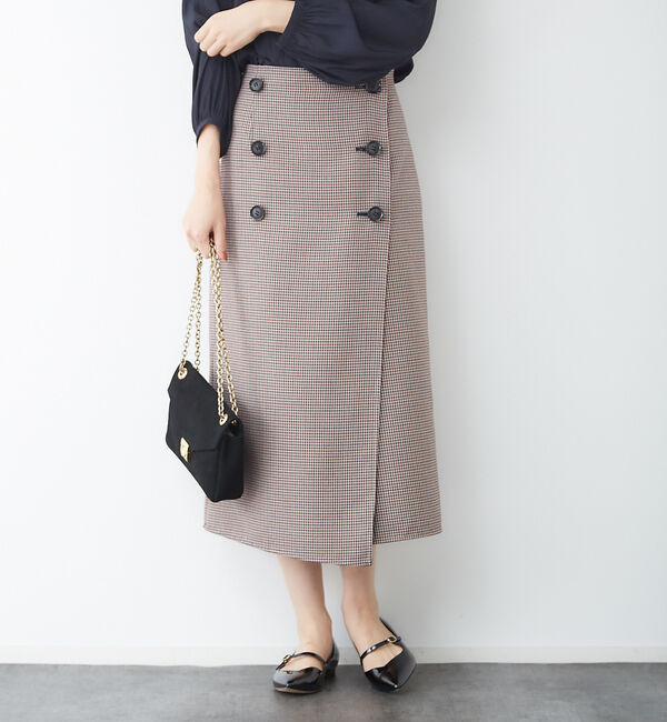 Rouge vif「リバータイトスカート」|スカート|ネイビー