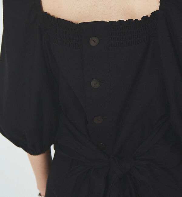 Rouge vif「【セットアップ対応】リボンボリュームスリーブブラウス」|シャツ・ブラウス|