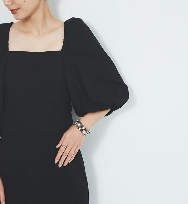 Rouge vif「【セットアップ対応】リボンボリュームスリーブブラウス」|シャツ・ブラウス|