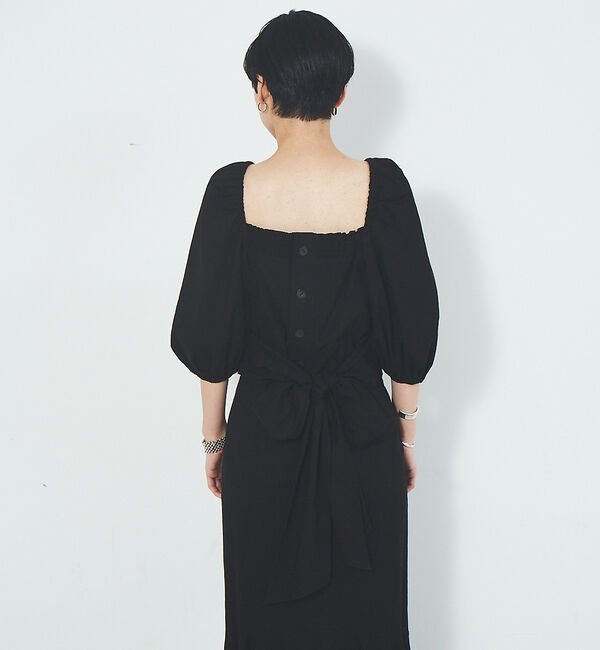 Rouge vif「【セットアップ対応】リボンボリュームスリーブブラウス」|シャツ・ブラウス|