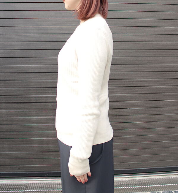 Rouge vif「シルクコットン リブニット」|ニット・セーター|