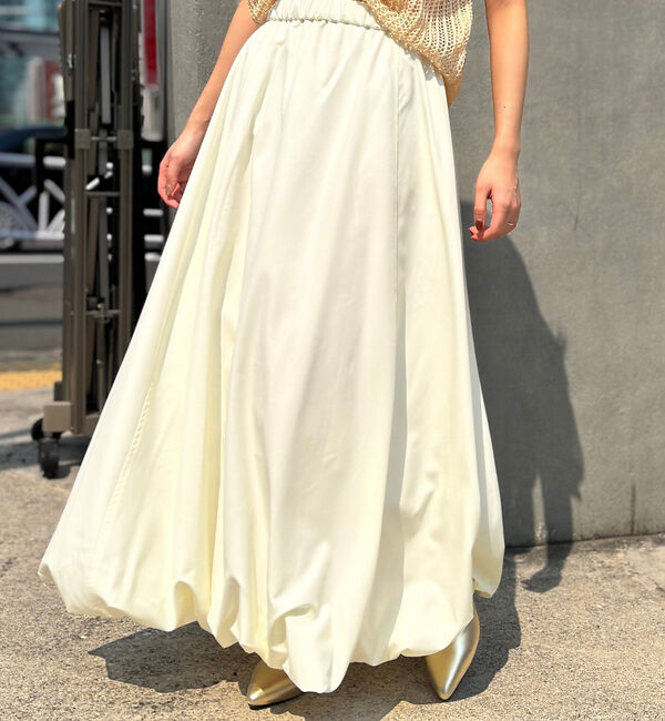 Rouge vif「【一部店舗限定】とろみバルーンスカート」|スカート|