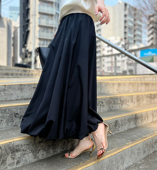 Rouge vif「【一部店舗限定】とろみバルーンスカート」|スカート|