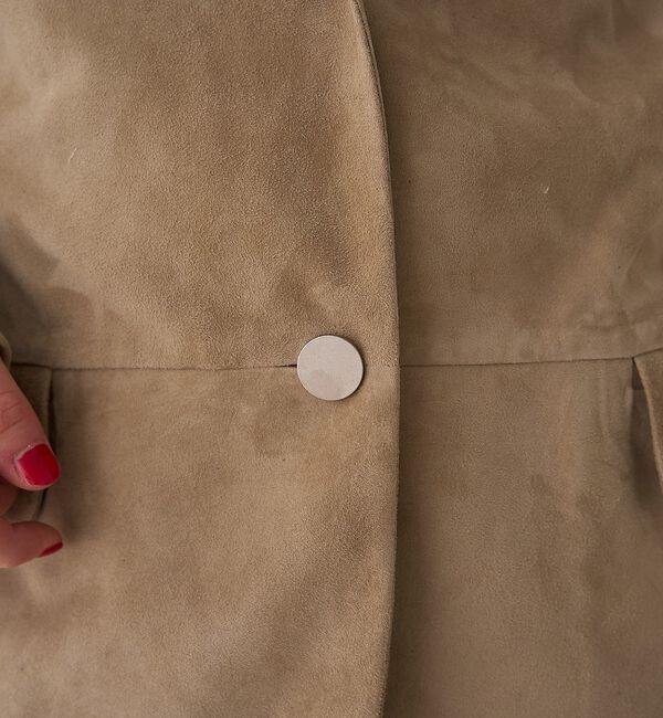 Rouge vif「ゴートスエードシングルジャケット【予約】」|テーラードジャケット|