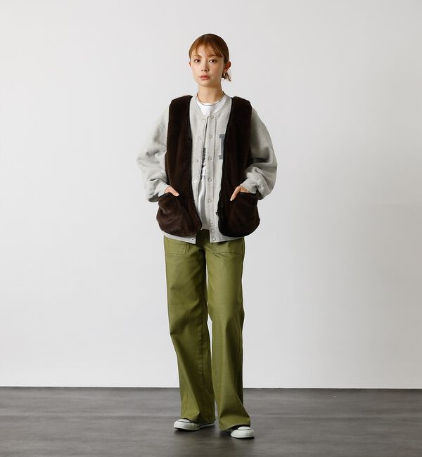 Rouge vif「【SOMETHING/サムシング】サマーベイカーパンツ ワイド / SUMMER」|デニム|