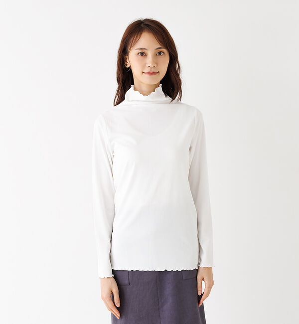 abahouse mavie「レーヨンアクリル深Vネックアンサンブル」|ニット・セーター|