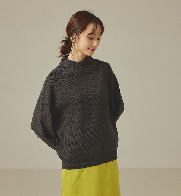 abahouse mavie「モックネックプルオーバー」|ニット・セーター|