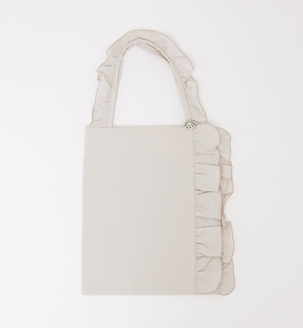 abahouse mavie「【エニデイカセット】フリルトートバック」|エコバッグ|