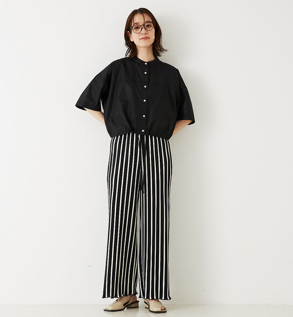 abahouse mavie「ドロストショートシャツ」|シャツ・ブラウス|