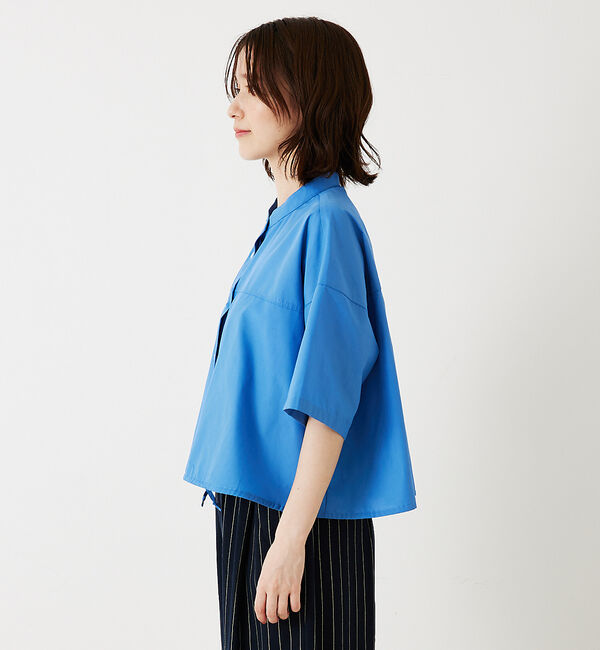 abahouse mavie「ドロストショートシャツ」|シャツ・ブラウス|